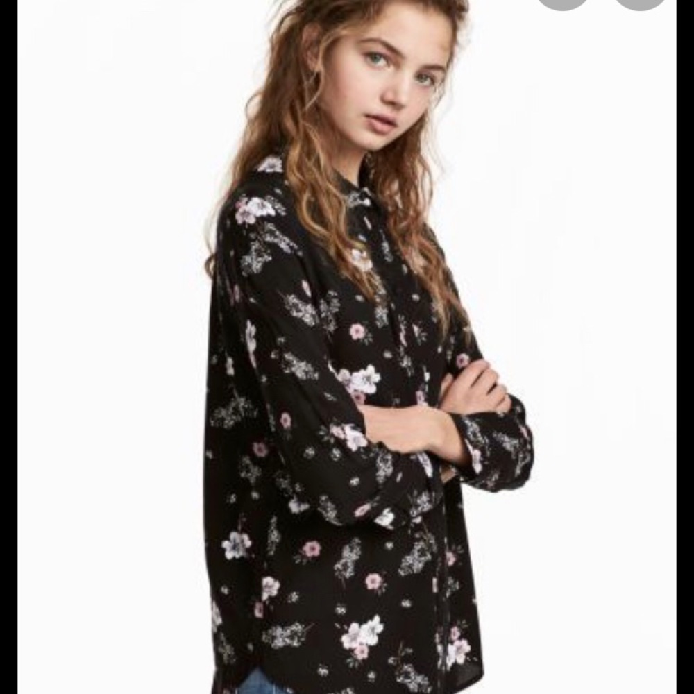 Hm button up shirt